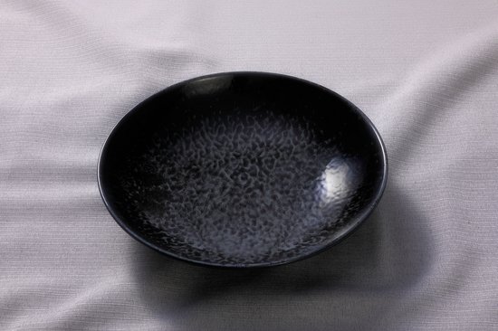 Assiette creuse en porcelaine de Maastricht Tahiti 25 cm Porcelaine Zwart 2 pièce(s)