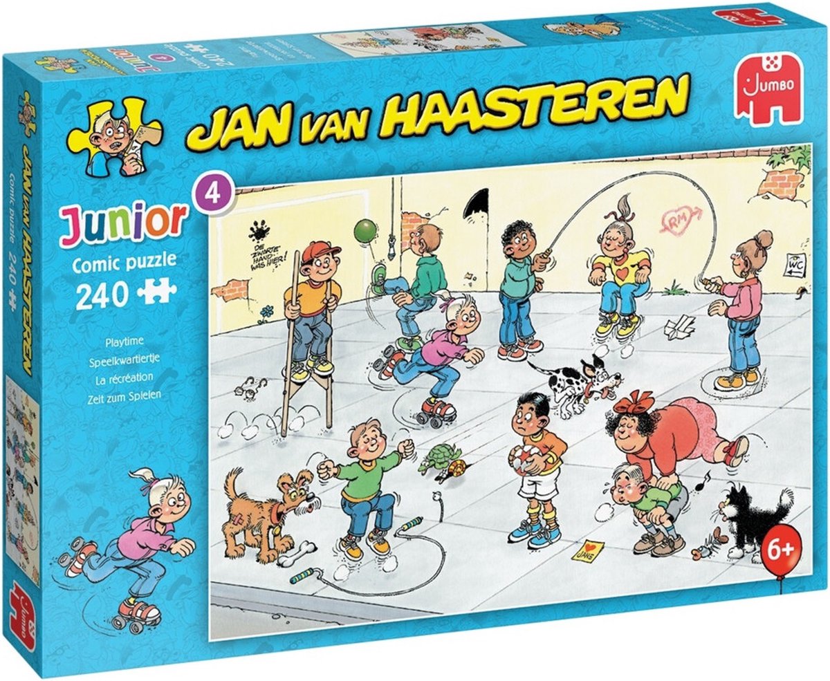 Jan van Haasteren Junior Speelkwartiertje puzzel - 240 stukjes - Kinderpuzzel