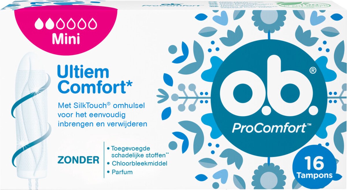 Goedkoopste 3x OB ProComfort Mini 16 stuks