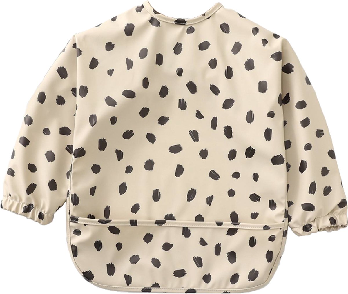 Goedkoopste Mon Avenir - Longsleeve slab - waterproof - schort lange mouwen - Beige - panterprint