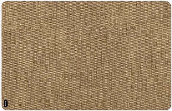 Motif bureaustoelmat - 115x180 cm - geluiddempend “ vloerbeschermer - geschikt voor tapijt & harde vloeren“ anti-slip rubber “ bureau accessoires“ Barbury Naturel