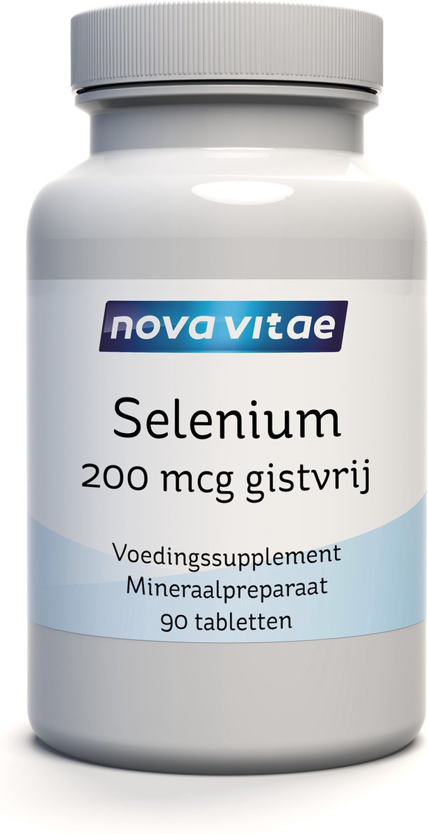 Goedkoopste Nova Vitae - Selenium - 200 - mcg - 90 tabletten