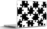 Laptop sticker - 15.6 inch - Puzzel - Schaken - Patronen - 36x27,5cm - Laptopstickers - Laptop skin - Cover