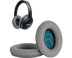 Set Oorkussens geschikt voor Bose QuietComfort 35 ii / 35 / 25 / 15 / 2 / Soundtrue - Soundlink Around-Ear AE2 / AE2W / AE2I - Oorkussens voor koptelefoon - Ear pads headphones grijs / blauw