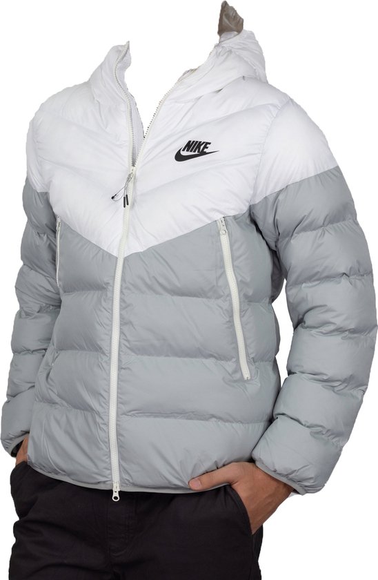 Nike Primaloft - Heren Winterjas - XL - Wit/Grijs | bol.com