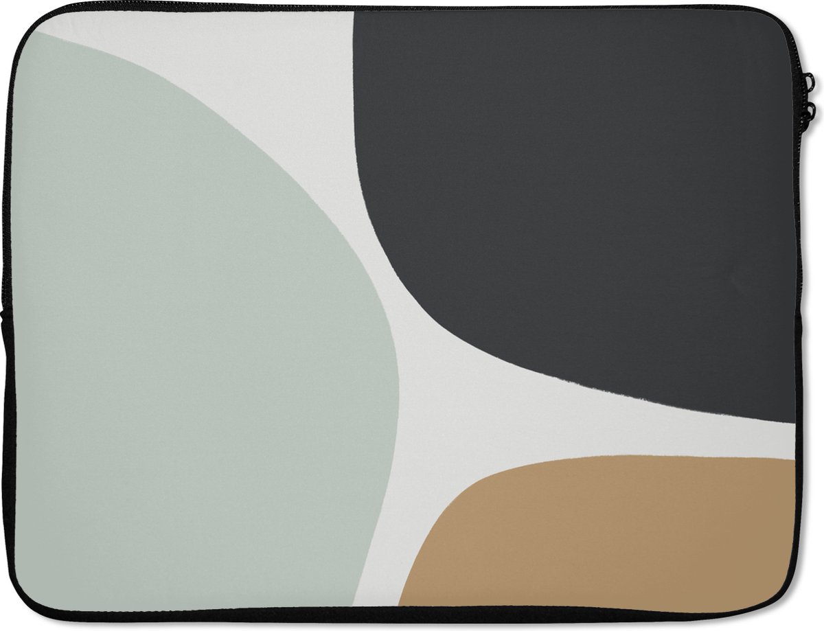 Laptophoes - Pastel - Minimalisme - Design - Abstract - Laptop - Laptop sleeve - Laptop case - 17 Inch