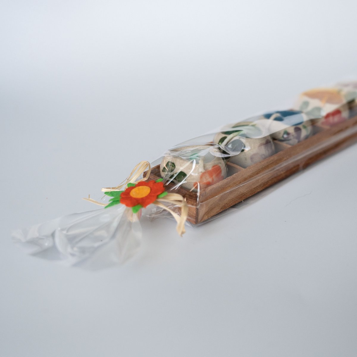 Cadeau set mini kaarsjes in stenen hartjes pot, cadeau idee verjaardag, Moederdag, Kerstcadeau – foto 3