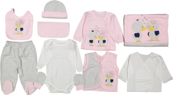 Baby meisje- kledig set - baby girl- baby kleding set- meisje- maat 56- kleine baby - cadeauset - baby cadeau - cadeautjes
