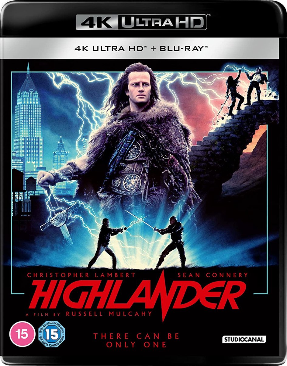 Highlander [4K UHD + Blu-ray] [Region A & B & C]-