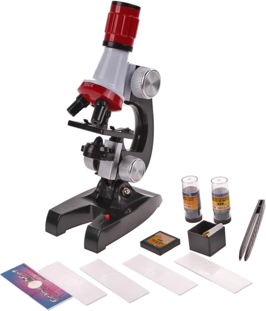DrPhone® MSC1 - Microscoop - LED - 100X 400X 1200X Vergroting - Wetenschap Educatie - Biologische Microscope