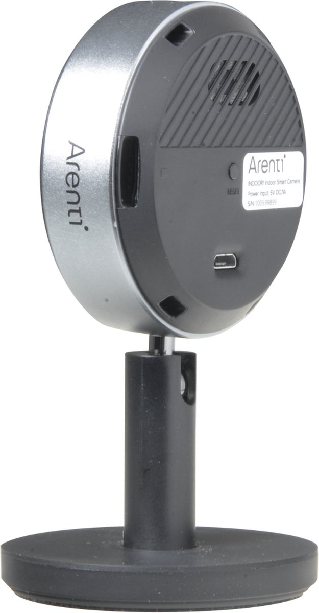 Arenti INDOOR1 Duopack- Beveiligingscamera voor binnen - Wi-Fi camera - 2K Ultra HD-resolutie - Zwart