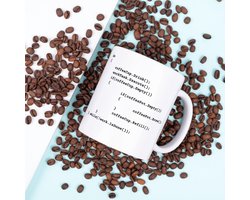 Koffie Programmeer Mok - Code mok - Werk mok - Programmeur mok - Koffie mok
