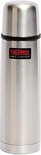 Zilverkleurige Thermos Light & Compact isoleerfles met rood Thermos-logo.
