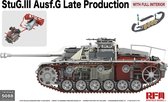 1:35 Rye Field Model 5088 StuG.III Ausf.G Late Production with full interior Plastic Modelbouwpakket