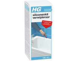 HG siliconenkitverwijderaar - 100ml - snelwerkend - voor de hardnekkigste kit - tast andere materialen niet aan