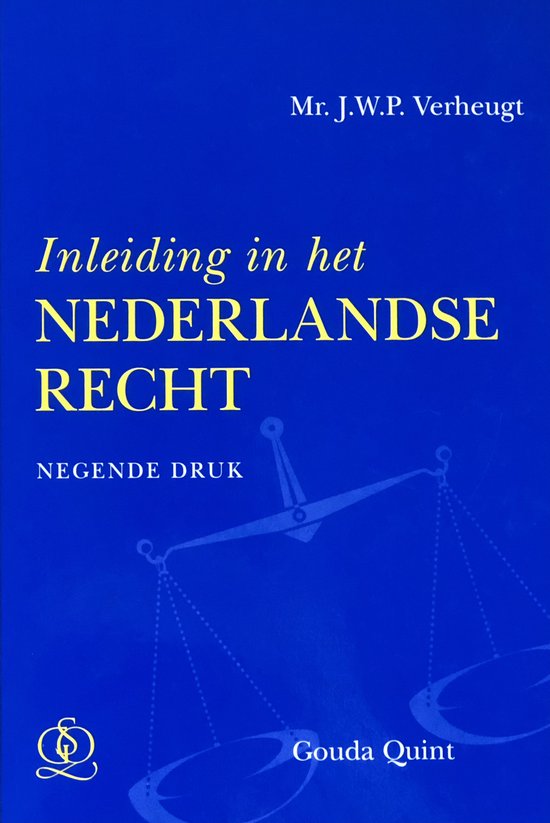 Inleiding Nederlands Recht - cover