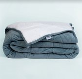Nordic Paradise – Cozy Verzwaringsdeken – 6.8kg – Weighted Blanket – Verzwaarde Deken – Zwaartedeken – Warm – 150x200 cm – Warm Grijs