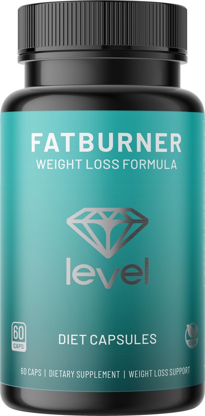 Level FatBurner | 60 vegan caps | Afvallen | Afslankpillen en Meer Energie | Professioneel Supplement | Afvalpillen