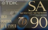 TDK SA-90ET Cassettebandje