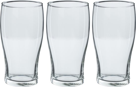 LAV Belgische Bierglazen Set Van 6 - 570 Ml Tulpvorm Loodvrij