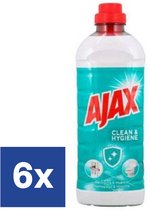 Ajax Clean & Hygiène Nettoyant tout usage - 6 x 1 l