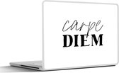 Autocollant pour ordinateur portable - 11,6 pouces - Proverbes - Carpe diem - Citations - Saisissez le jour - 30x21cm - Autocollants pour ordinateur portable - Peau pour ordinateur portable - Couverture