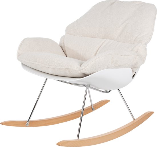 Foto: Alta chesterfield fauteuil gebroken wit polyester