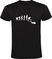 Scuba Diving Evolution Heren T-shirt |duiken | diver | Zwart