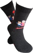 Verjaardag cadeau - Opa en Oma sokken - Grootouders - vrolijke sokken - valentijn cadeau - aparte sokken - grappige sokken - leuke dames en heren sokken - moederdag – vaderdag – kerst cadeau - Socks waar je Happy van wordt - Maat 36-41