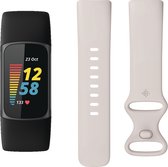 Fitbit Charge 5 Limited Edition Giftset - Activity Tracker cadeau - Zwart - met extra wit bandje M/L