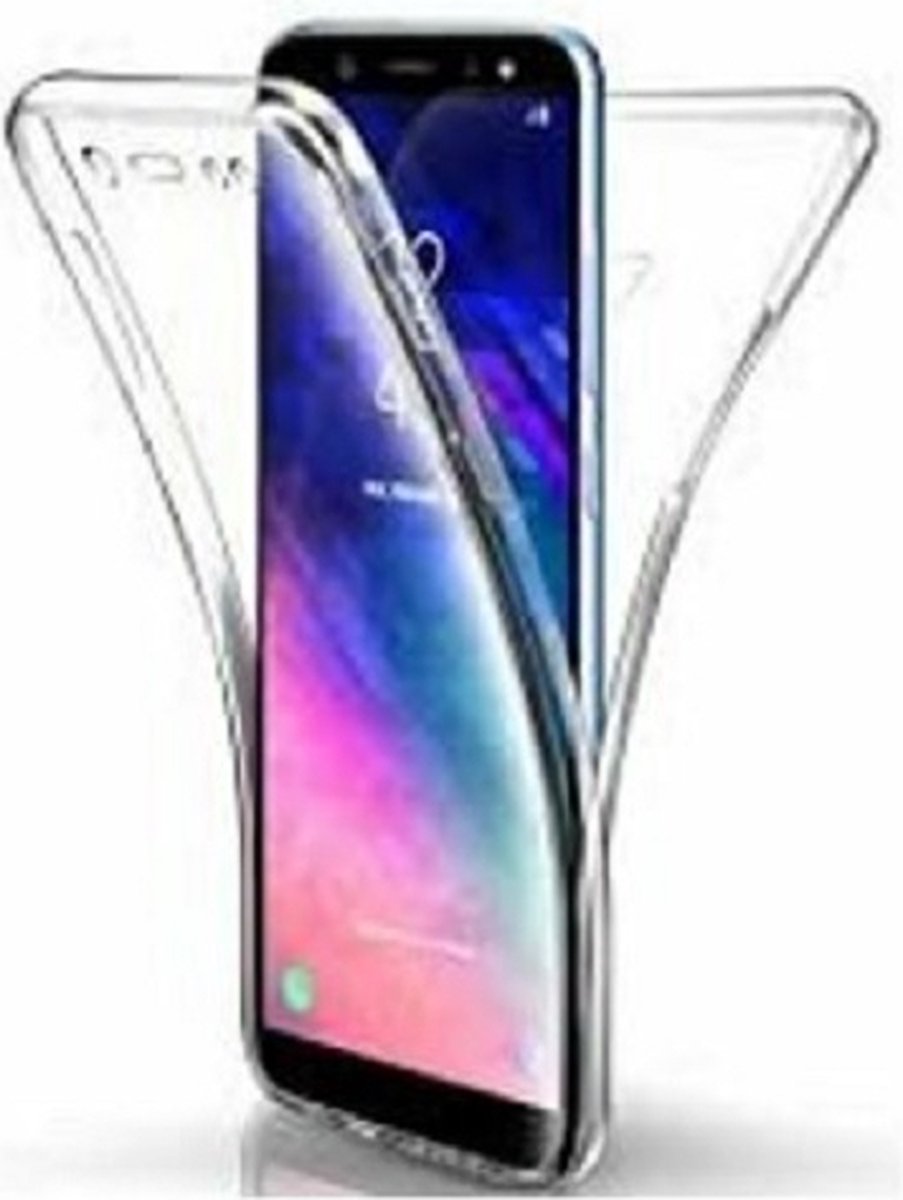 Samsung A6 Plus Hoesje Siliconen TPU Transparant Full Cover