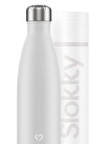 Slokky - Mono White Thermosfles & Drinkfles - 500ml