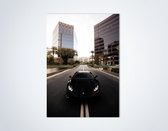 Lamborghini Huracan Zwart Poster - Autoposter | Decoratie Slaapkamer | Kantoor
