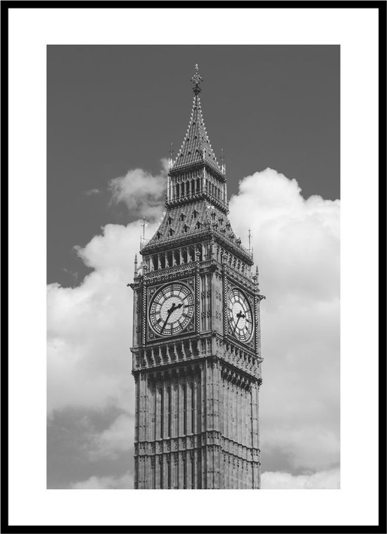 barrière op vakantie Met bloed bevlekt Poster Big Ben - Londen - Large 30x40 - Abstracte Print - Kunst - Engeland  | bol.com