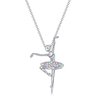 foto van Ketting Ballerina | 45 cm | meisjes | Sparkolia | Kinder ketting | Schoen cadeautje Sinterklaas kado tip