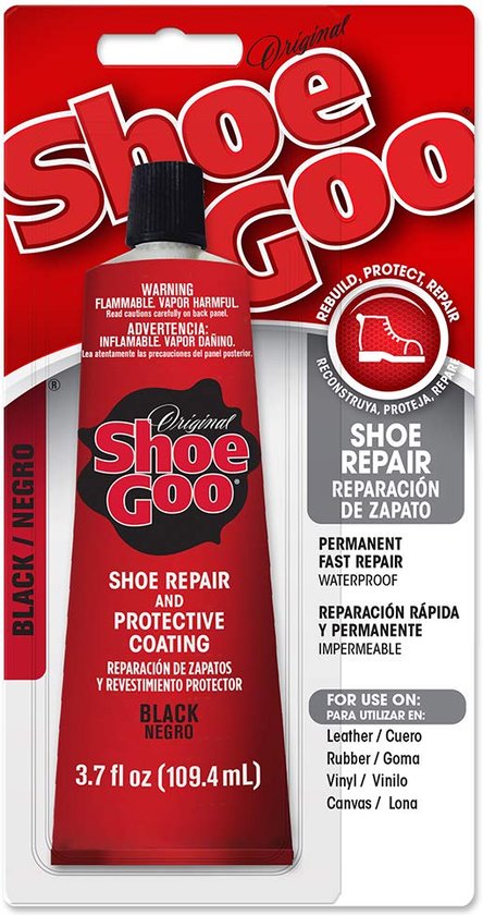 Shoe Goo Speciaal schoenen lijm - Schoenlijm Contactlijm - Zwart - Zwarte  lijm 110 ml | bol