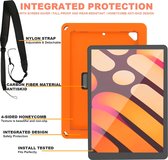 Mobigear - Tablethoes geschikt voor Apple iPad 5 (2017) Hoes EVA Schuim | Mobigear Ruggedized Backcover | Schokbestendig iPad 5 (2017) Telefoonhoesje | Anti Shock Proof + Standaard - Oranje