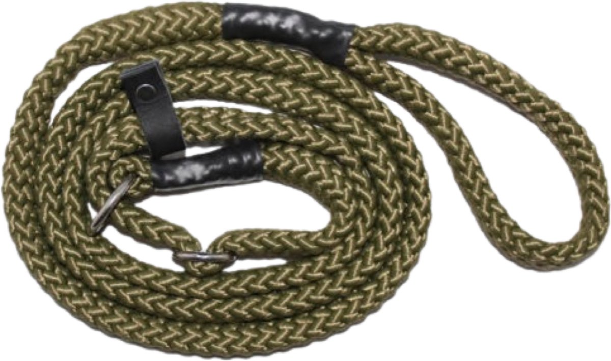 CAMAJE Platte Jachtlijn 12 mm - 175 cm Olijf Groen