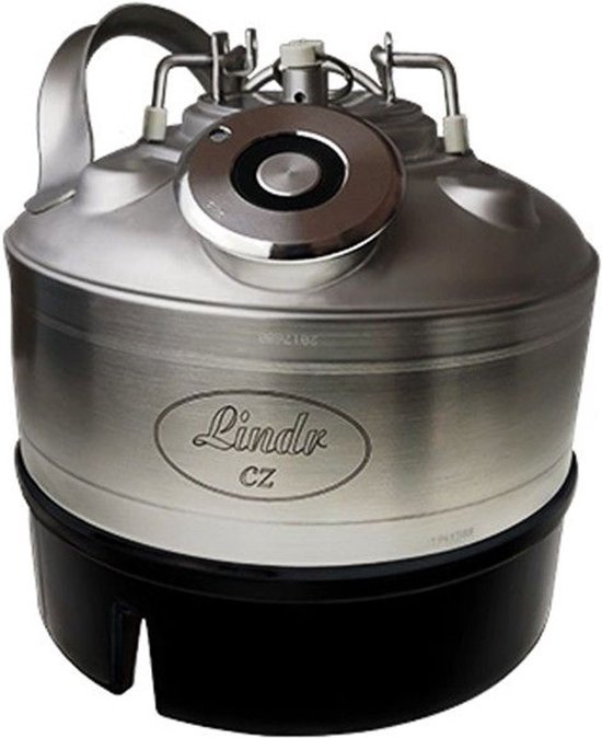 Récipient sous pression en acier inoxydable Lindr - Raccord à glissière plat | Un type