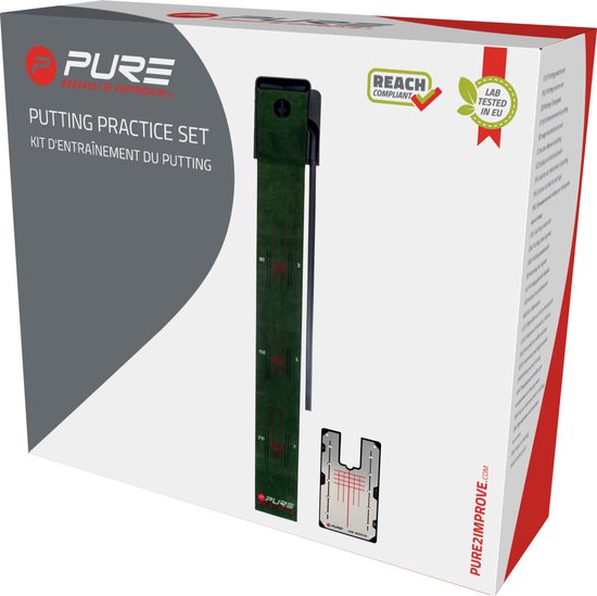 Golf Putting Mat Incl. Putting Mirror - 275x30cm - Indoor Golf van GOLF — afbeelding 2