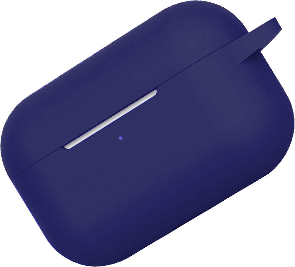 Hoes Geschikt voor AirPods Pro 2 Hoesje Cover Silicone Case Hoes - Donkerblauw.