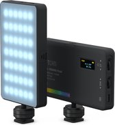 ShiftCam ProLed RGBWW Panel - verlichting voor mobiele fotografie - 6500k kleurtemperatuur - max. 20 lux - geschikt voor ShiftCam ProGrip, DSLR-camera's en statieven - 360 graden draaien
