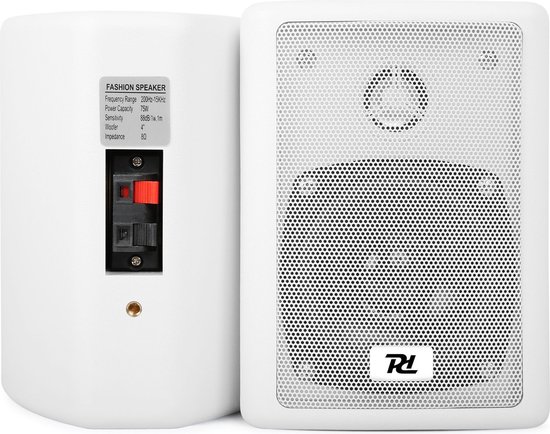 Speakers - Power Dynamics ODB40W luidsprekers - 75W - 2-weg systeem - 4'' - Wit van Power Dynamics — afbeelding 3