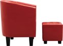 vidaXL Eetkamerstoelen 4 st kunstleer wit | fnac België