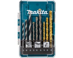 Makita - D-71962 - 9-delige - hout, steen en metaalborenset - 5/6/8 mm