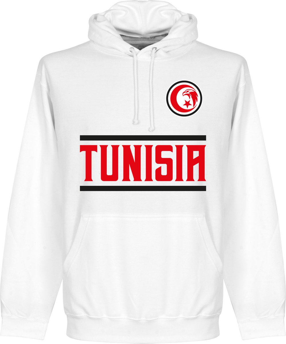 Tunesië Team Hoodie - Wit - M