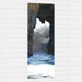 WallClassics - Muursticker - Pont dans Water - 40x120 cm Photo sur Muursticker