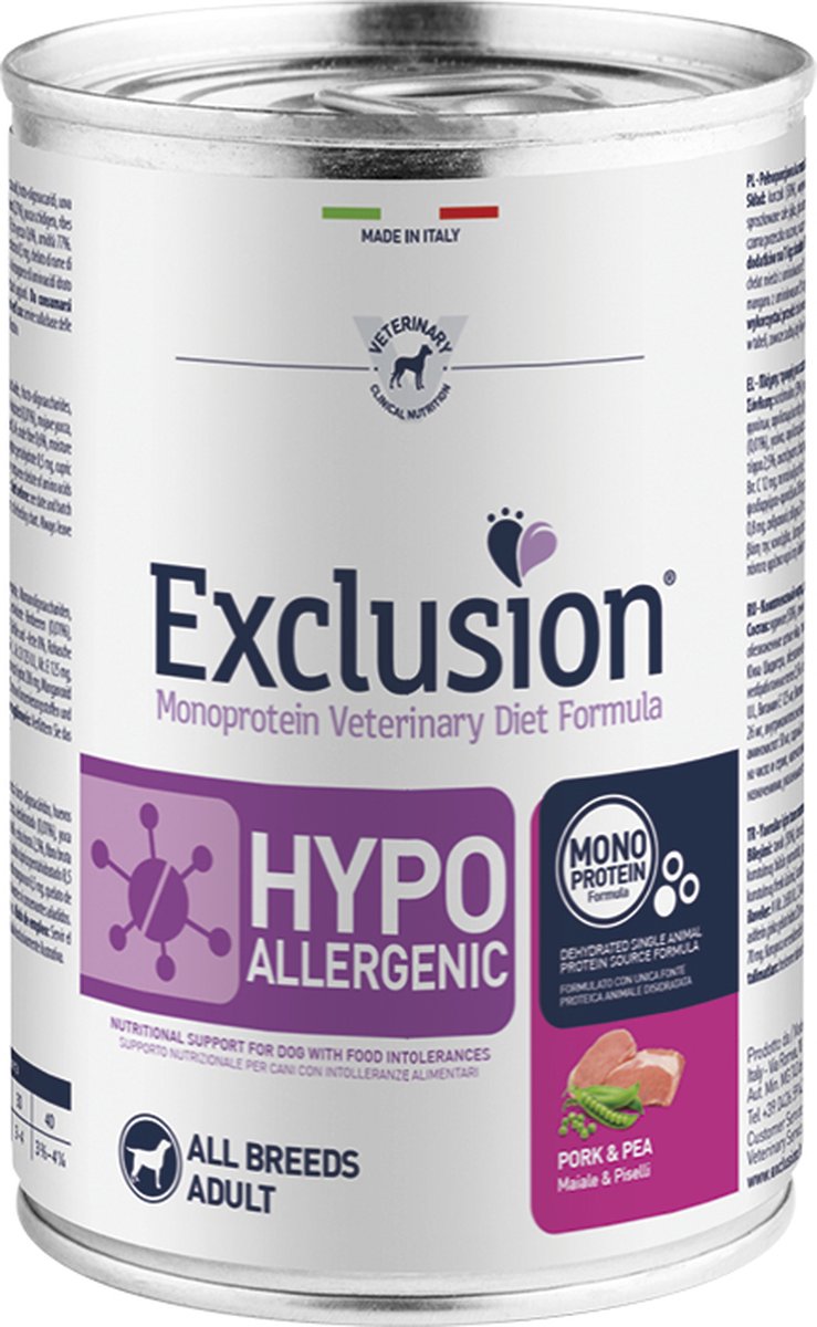 EXCLUSION Exclusion Diet Hypoallergenic Pork Wet p/6