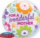 Bubble ballon for a wonderful mother 45 cm