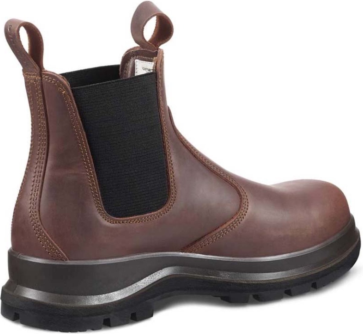 Carhartt Carter - Chelsea Boot - Volnerf Leer - Bruin - S3 Werkschoenen - maat 46
